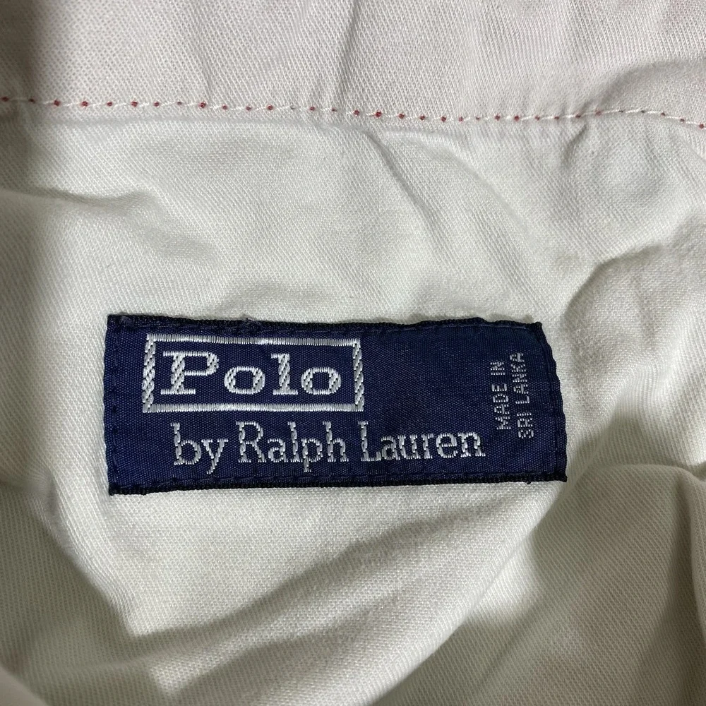 Polo Ralph Lauren Cargo Shorts Men 33 Salmon Pink Cotton Utility Preppy Stencil